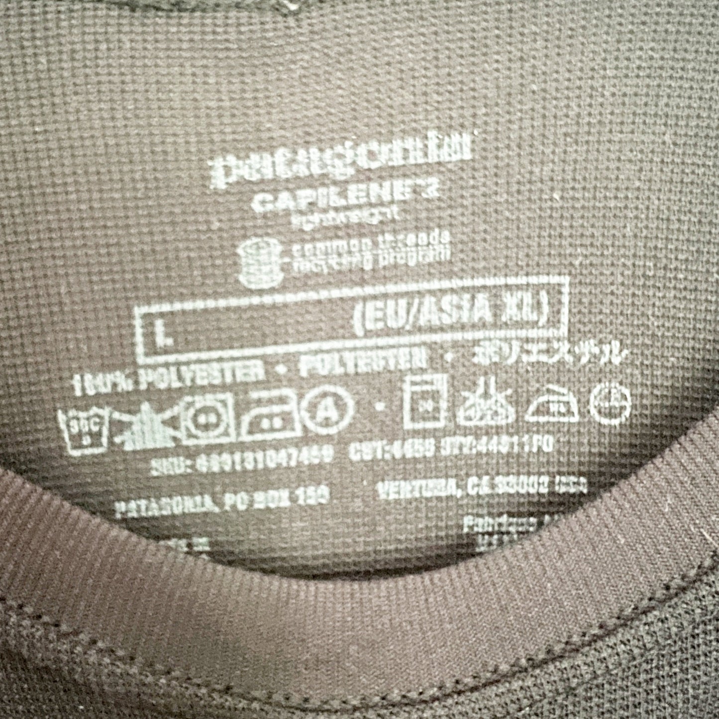 Seller 196 Patagonia Men’s Capilene layer L