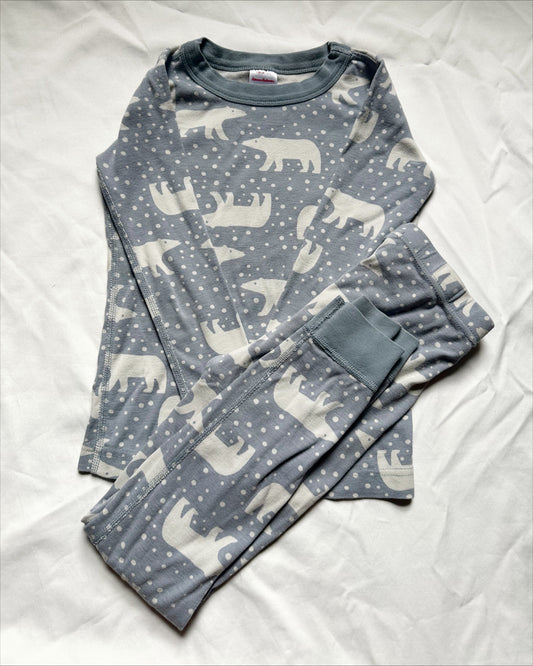 #56 Hanna polar bear PJ girls boys 4