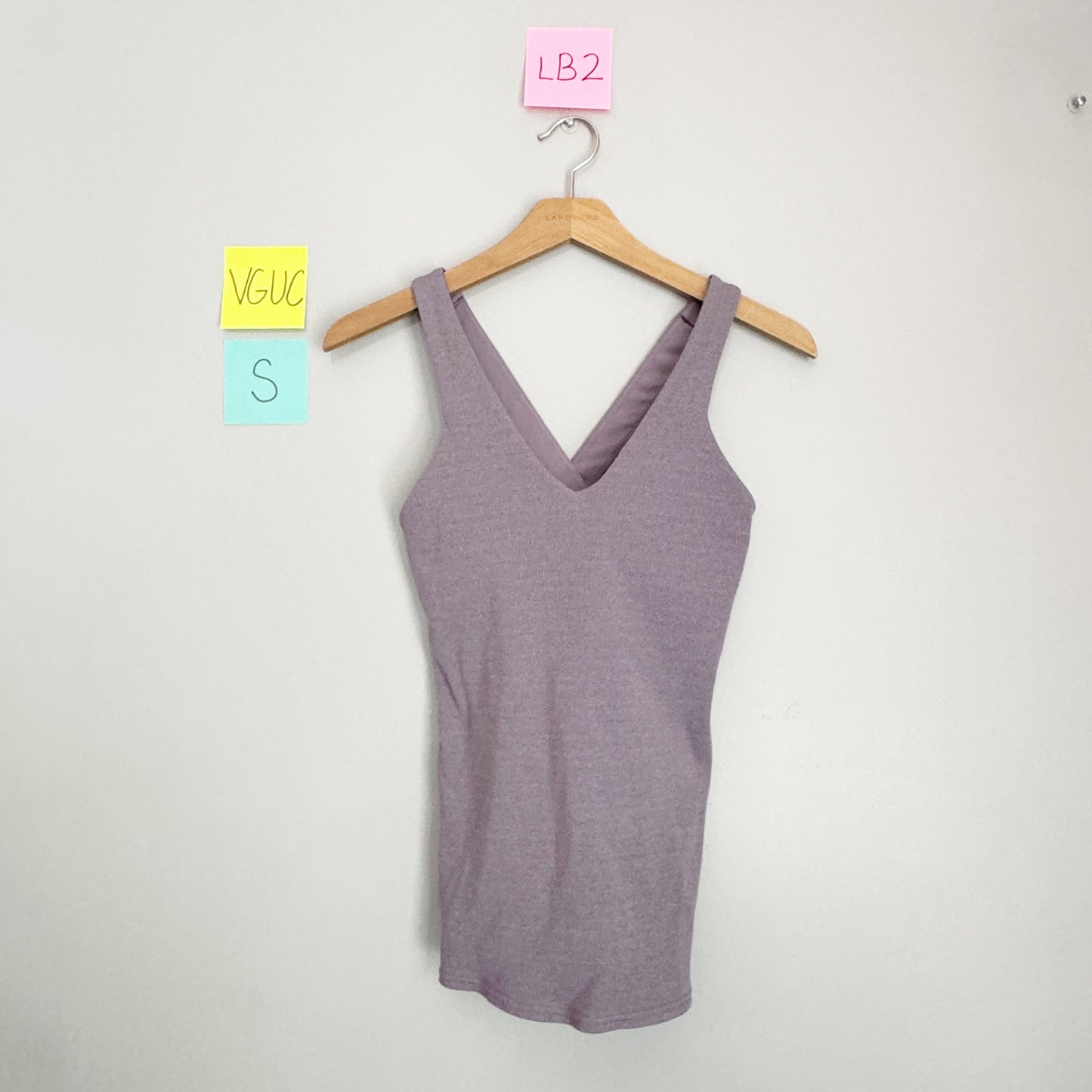 Seller 196 alo yoga purple dust top S