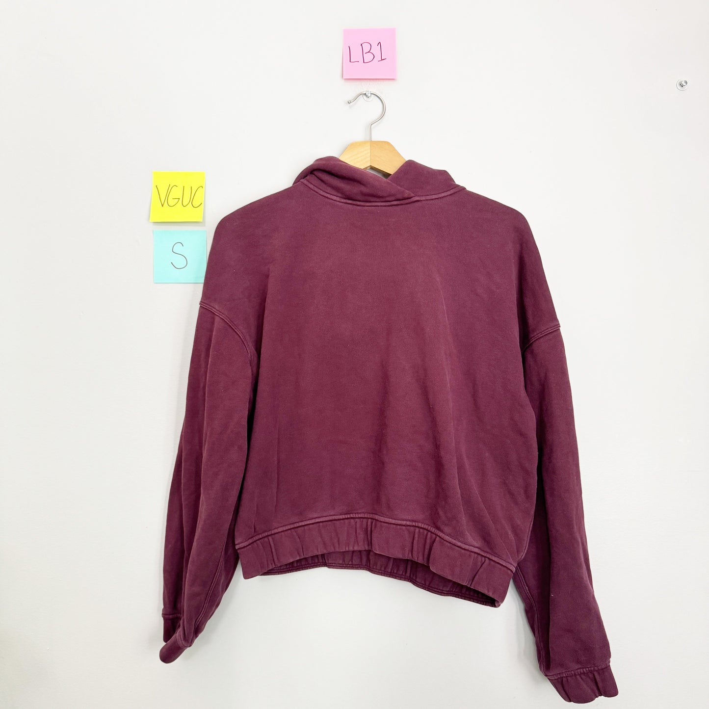 Seller 196 Lululemon Maroon hoodie S women’s