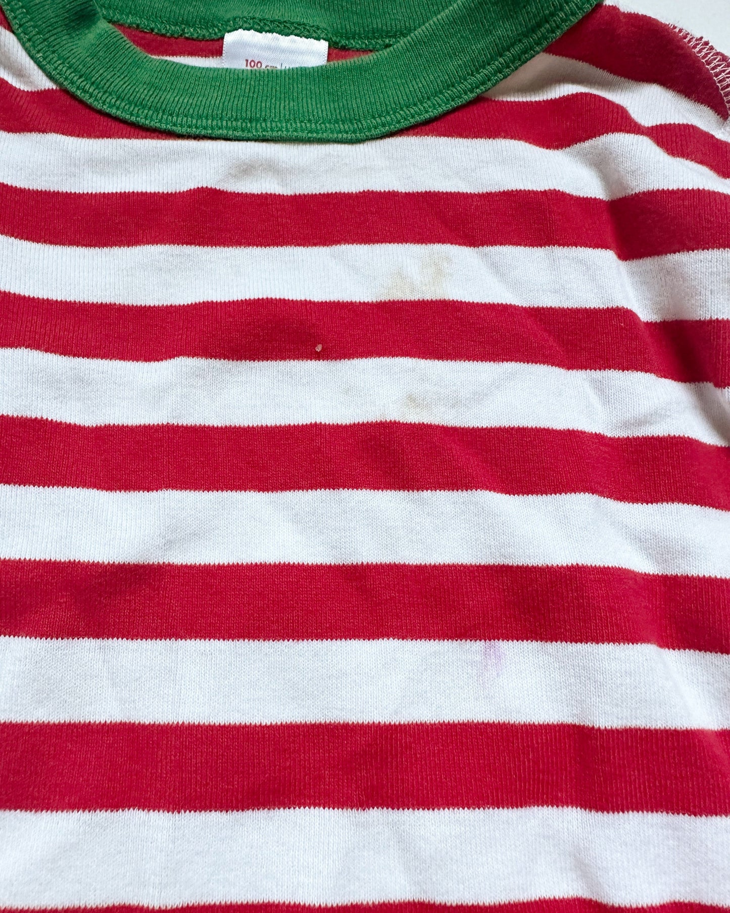 #56 Hanna Christmas strips PJ girls boys 4