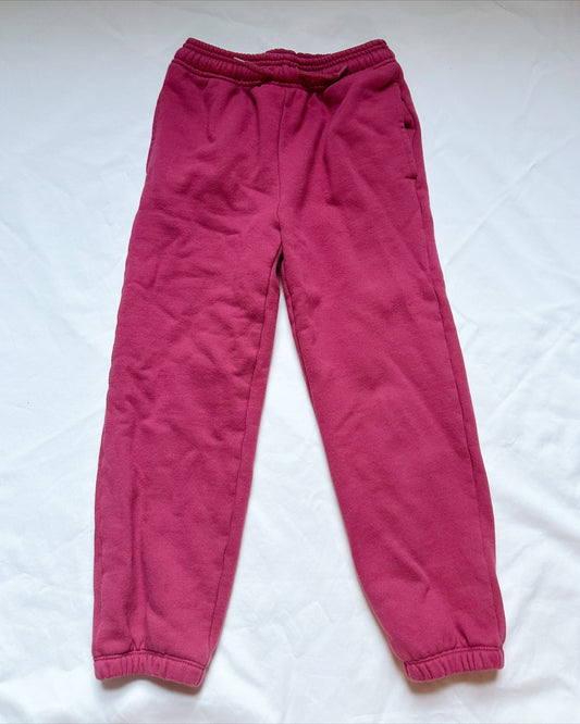 #56 gap maroon sweat pants girls S 6-7