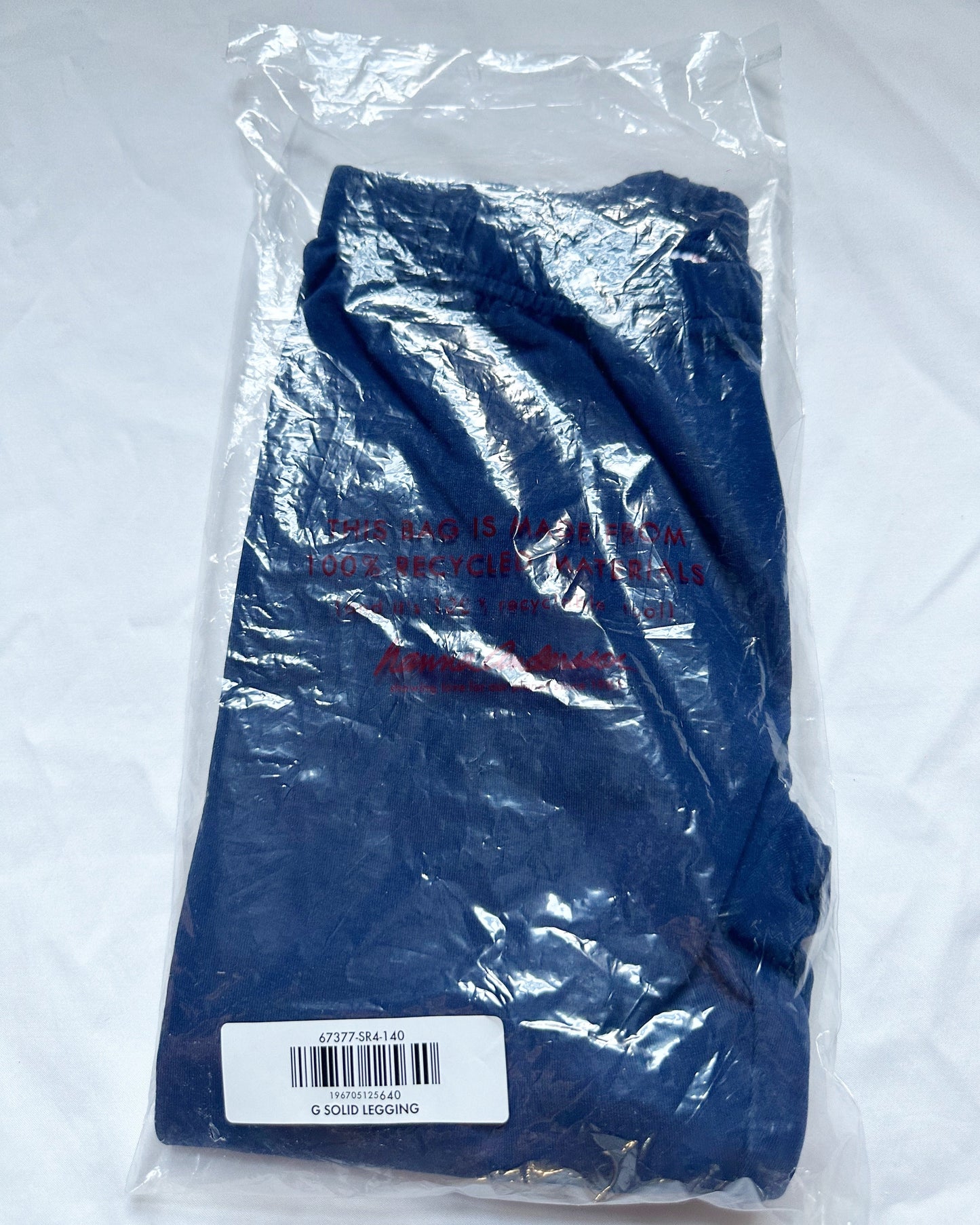 #56 Hanna blue leggings girls 10 NWT