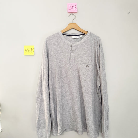 Seller 196 Lacoste waffled Henley men’s 4XL