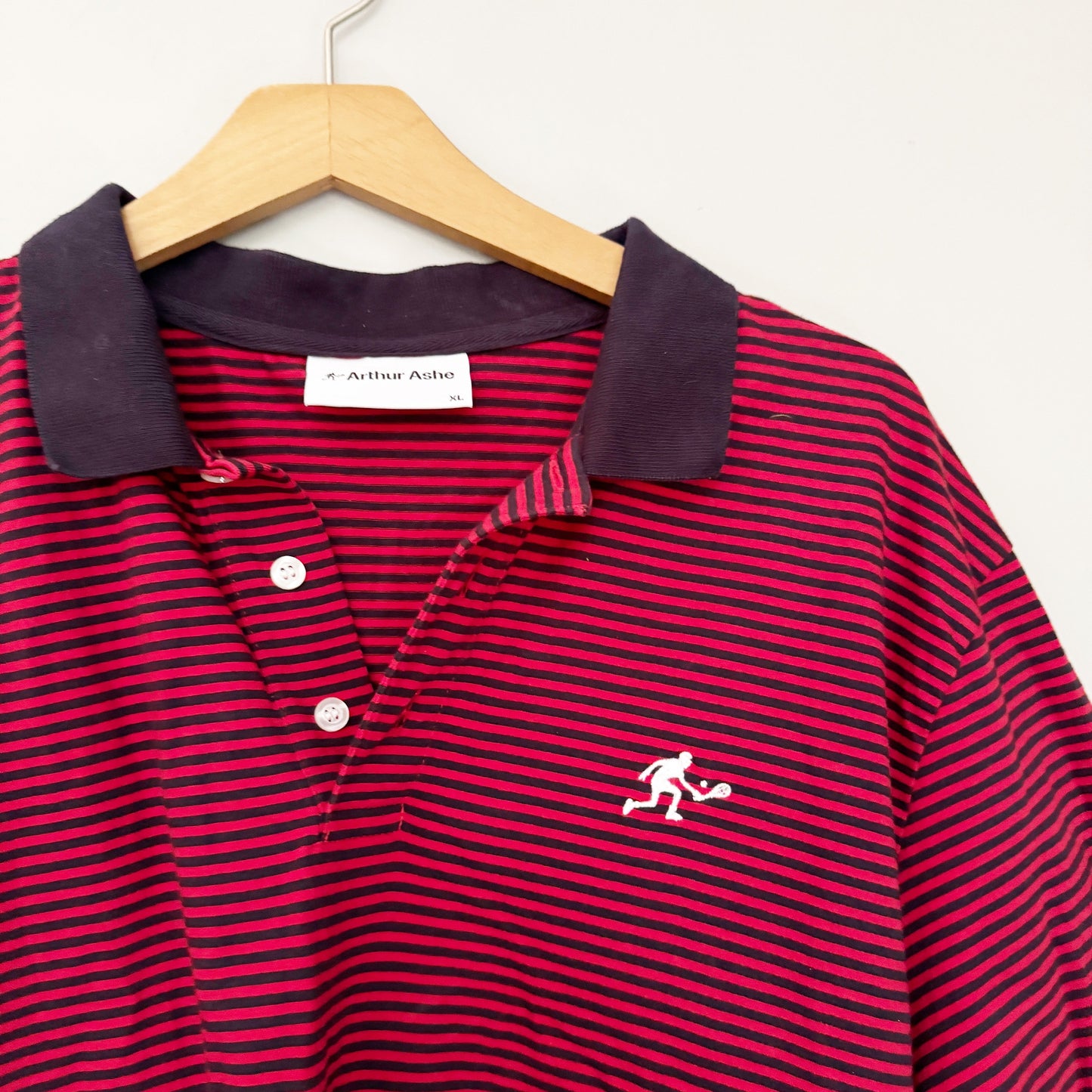 Seller 196 Arthur Ashe tennis polo men’s XL