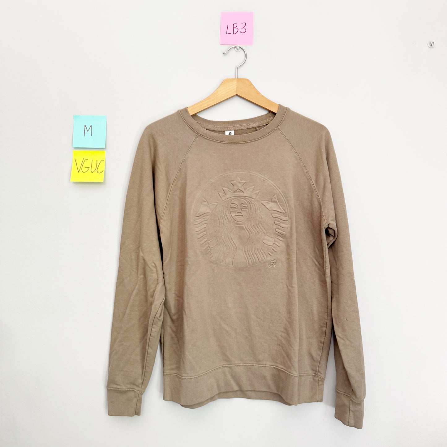 Seller 196 Starbucks crewneck M
