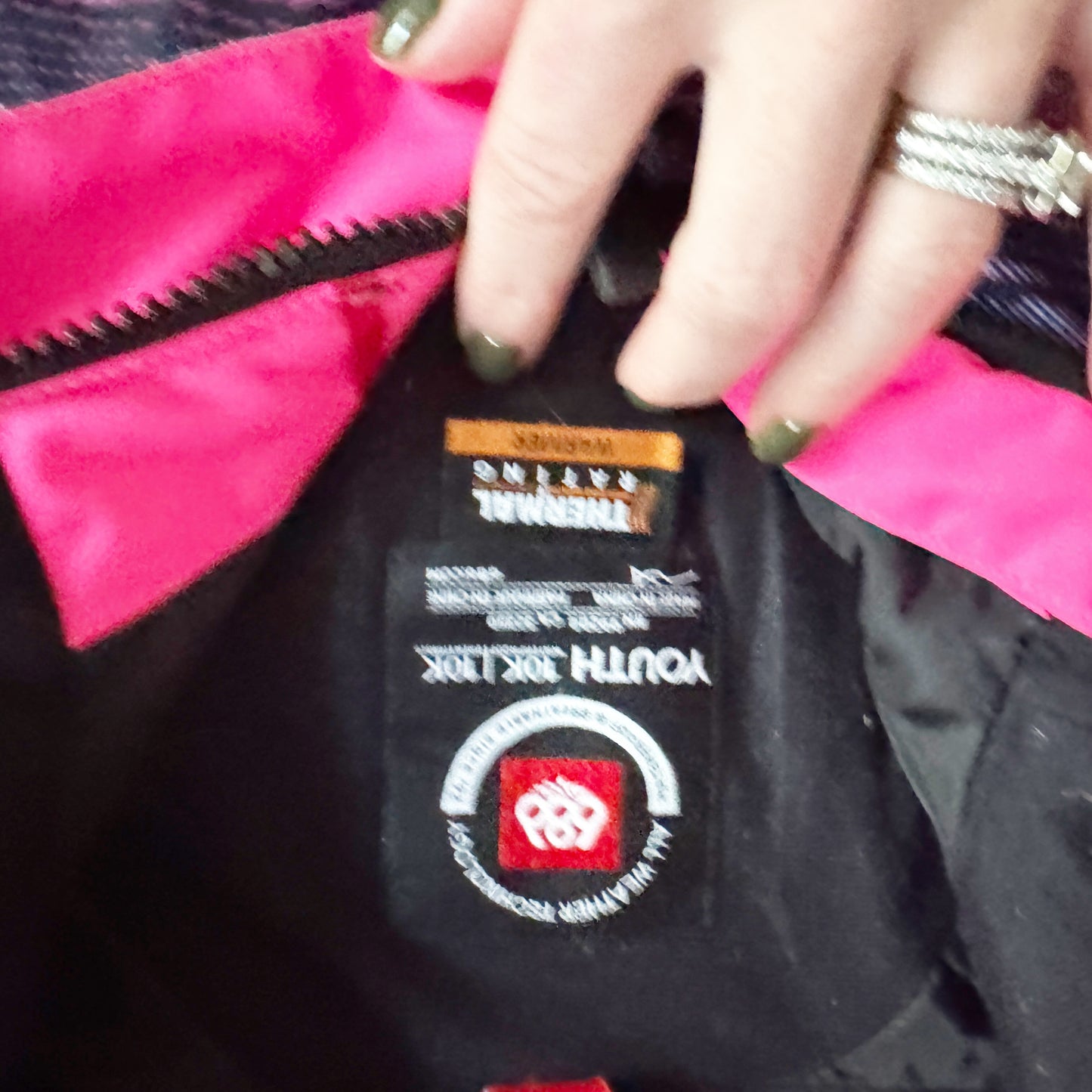 Seller 196- girls 686 ski jacket size 10