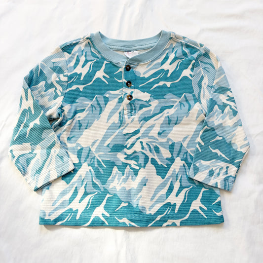 #78 Hanna Long Sleeve T-Shirt Mountains Boys 3T fits 4-5