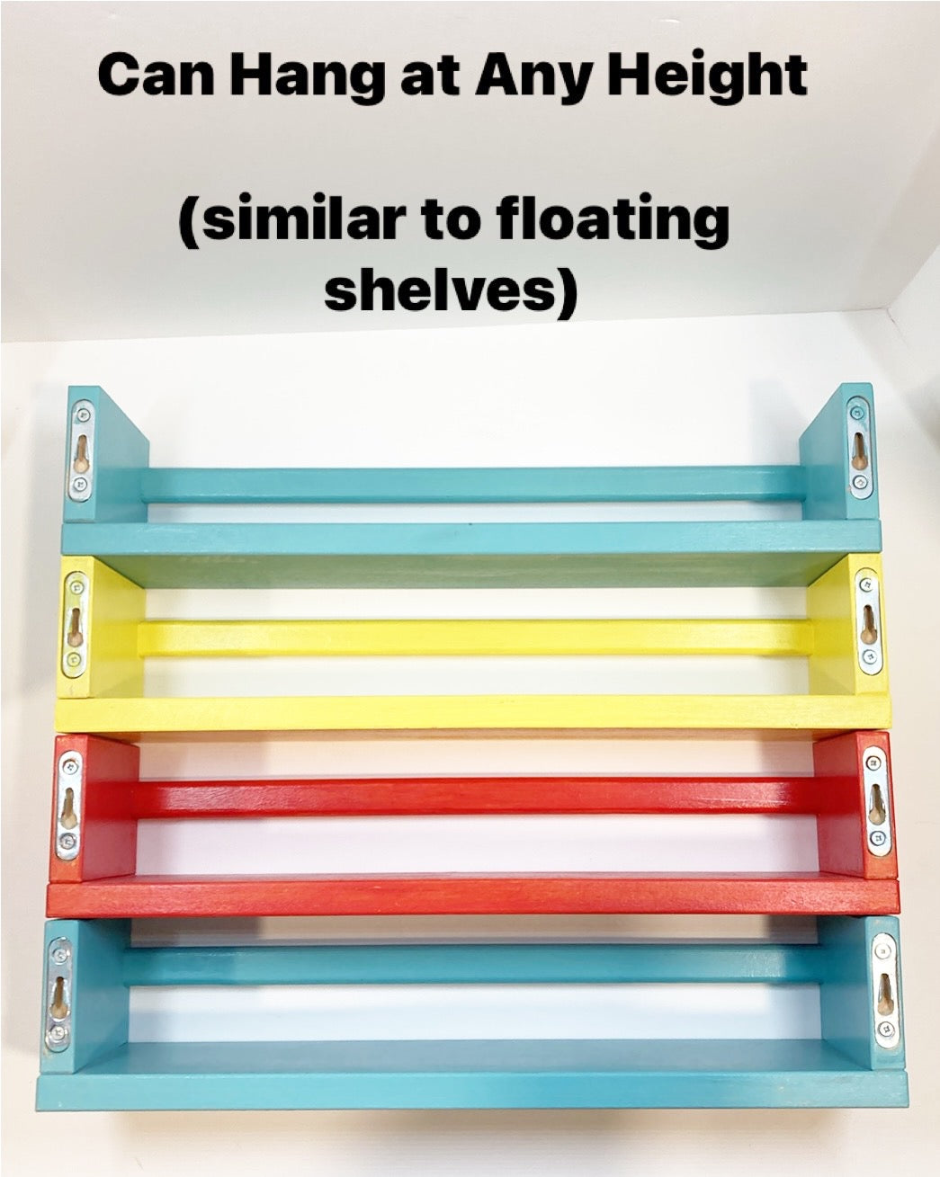 *REDUCED*-#99-Hand Painted IKEA Spice Shelves