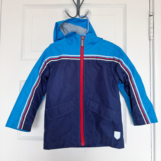 #78 Hatley Raincoat Blue Patterned Boys 4