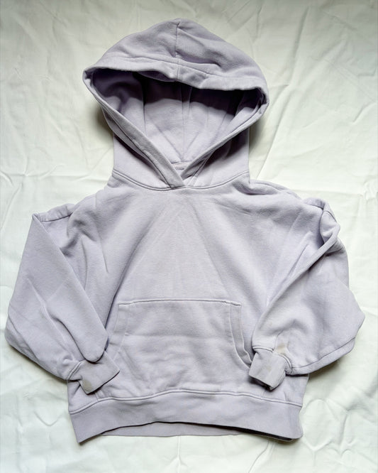 #78 Gap Hooded Sweatshirt Lilac Girls S 6-7