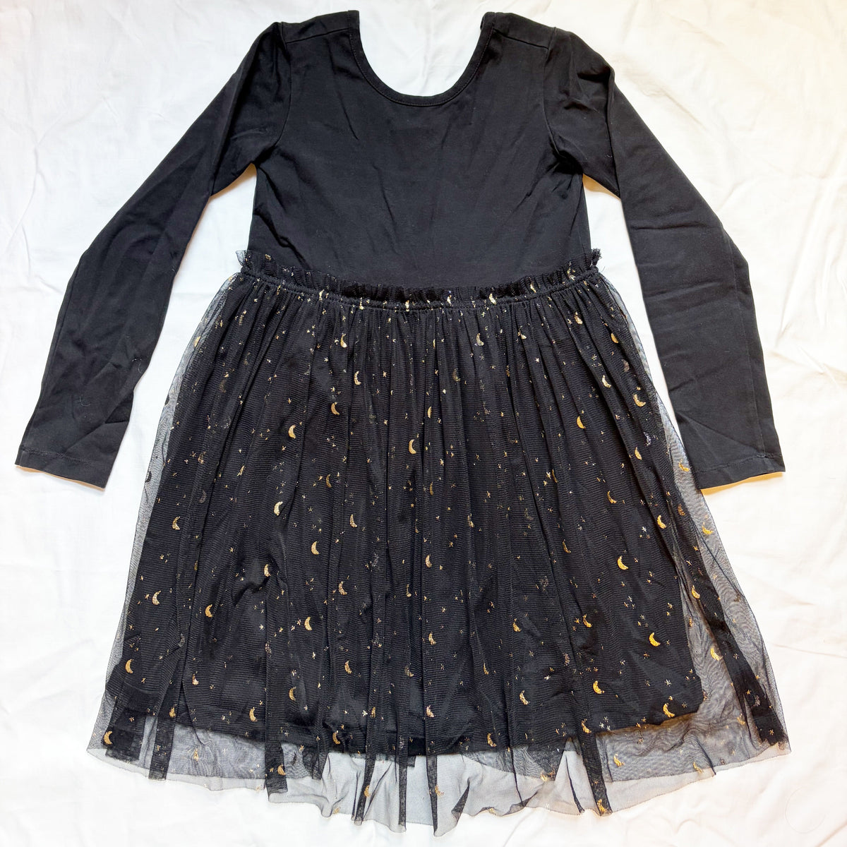 #78 Hanna Tulle Ballet Dress Black Halloween Girls 8