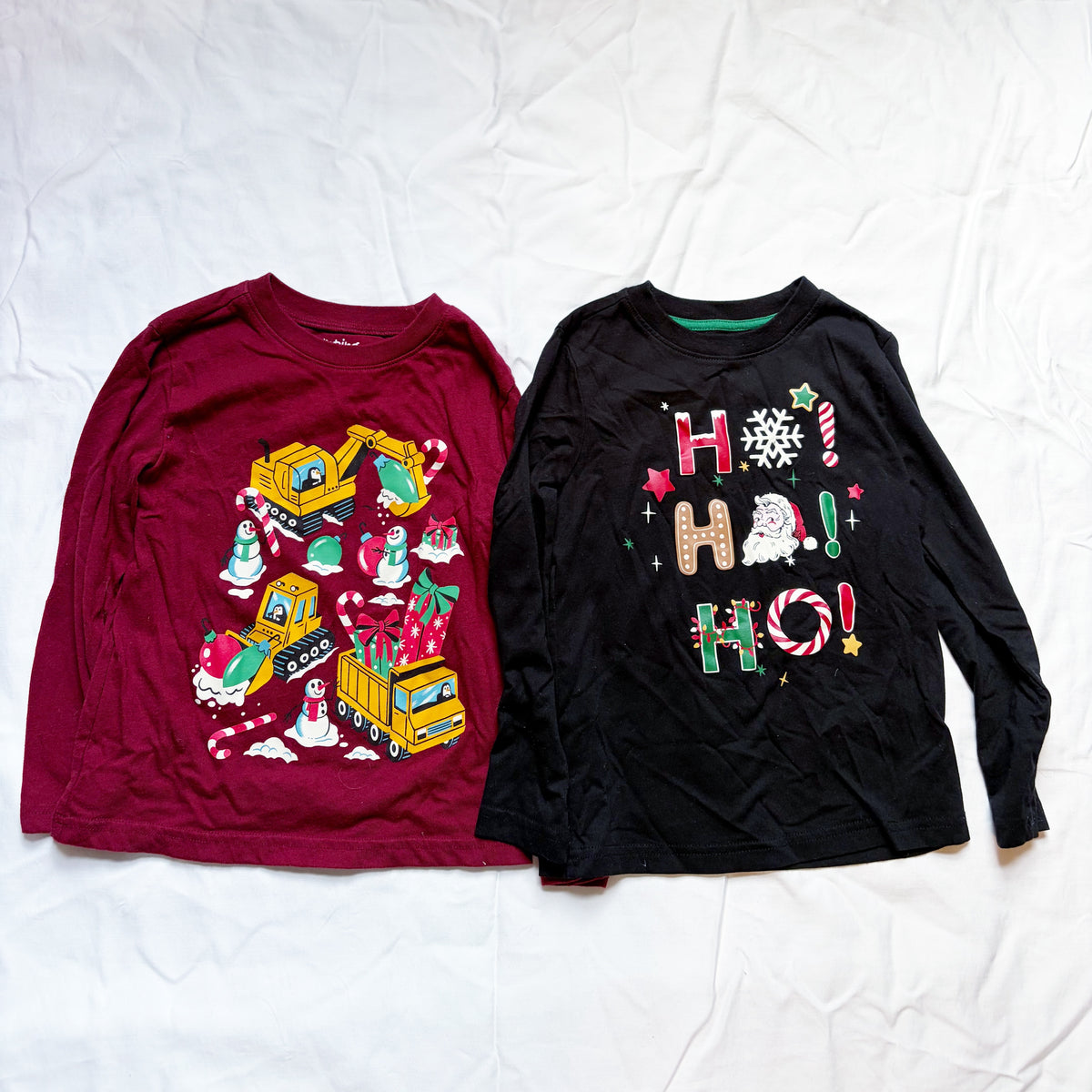 #78 Christmas Shirts Jumping Beans and Holiday Time Girls and Boys 5