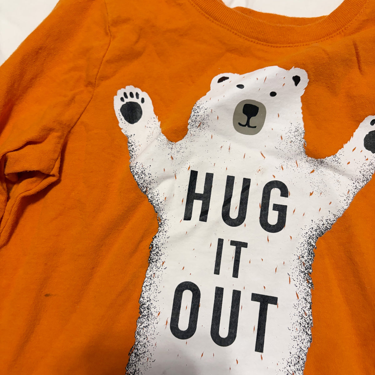 #78 Orange T Shirts Hug and Peanuts Boys 5