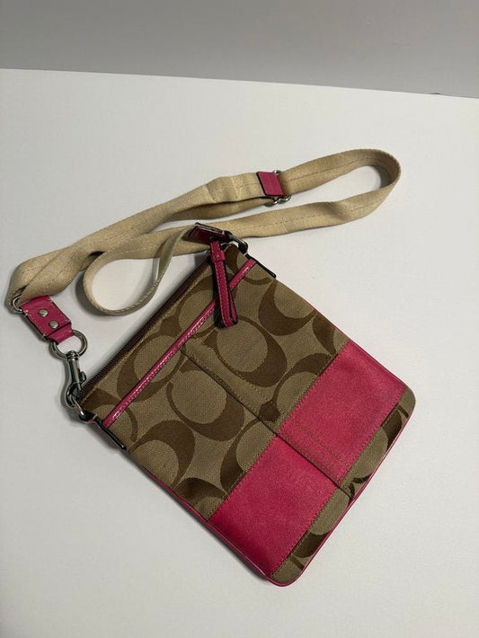 Seller 229 - COACH crossbody with pink accents