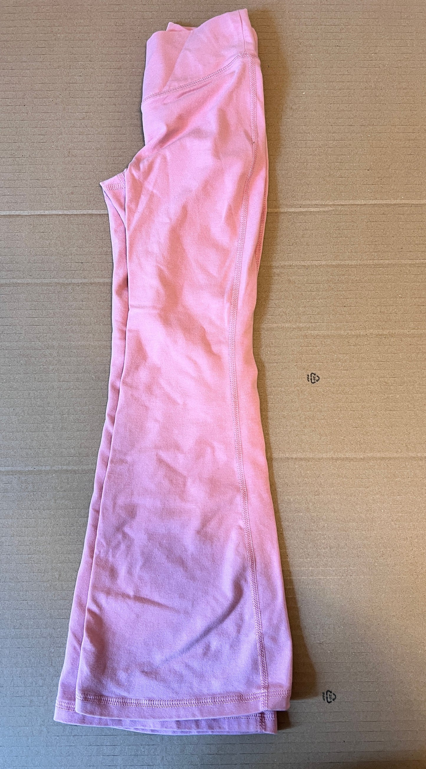 #176 - Old Navy Active girls pink flare leggings | S