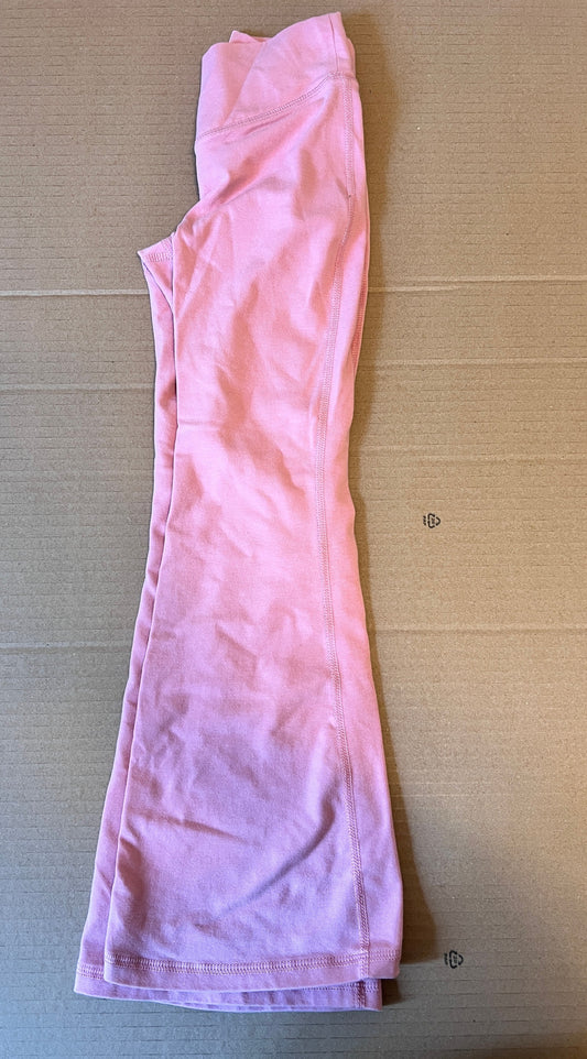 #176 - Old Navy Active girls pink flare leggings | S