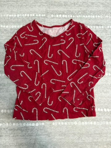 Seller 183 - Girls Children's Place Candy Cane Shirt -Size 5/6 - GUC