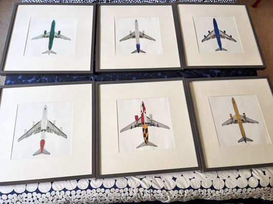 #176 - Planes art 20.5" x 20.5"