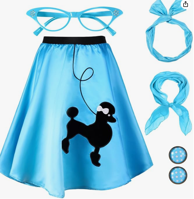 Seller #141 1950s Poodle Skirt Costume size 7-9 years