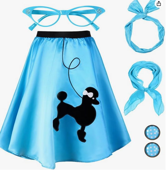 Seller #141 1950s Poodle Skirt Costume size 7-9 years