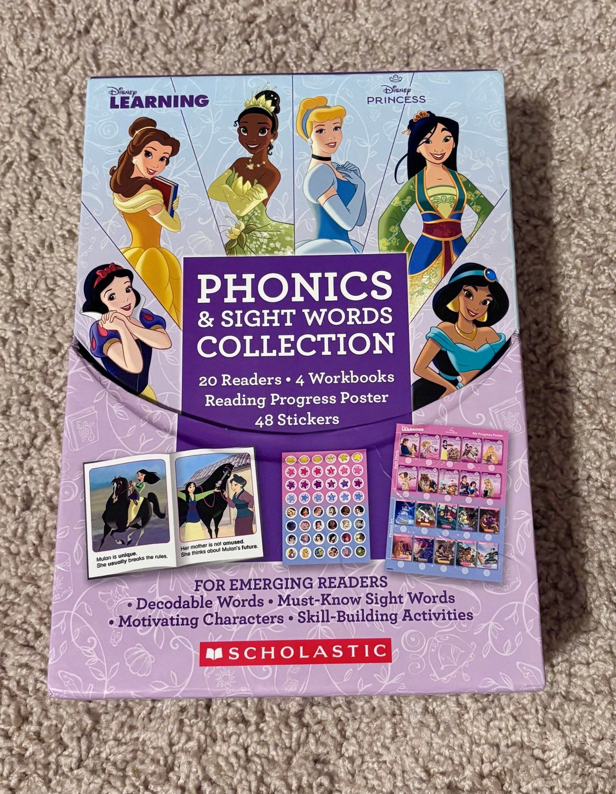 #154 Phonics and Sight Words Disney Princess Early Readers