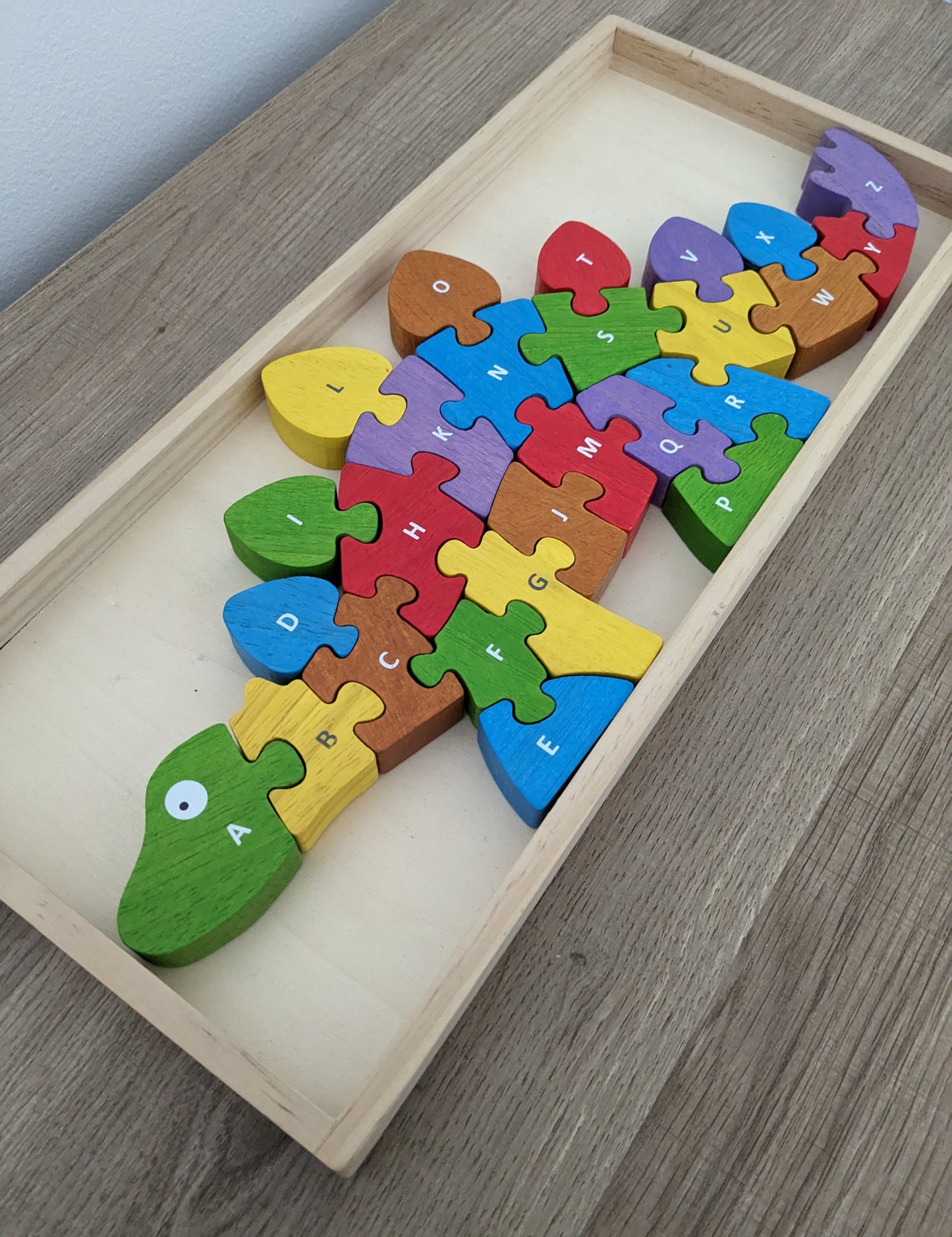 Dinosaur A to Z puzzle