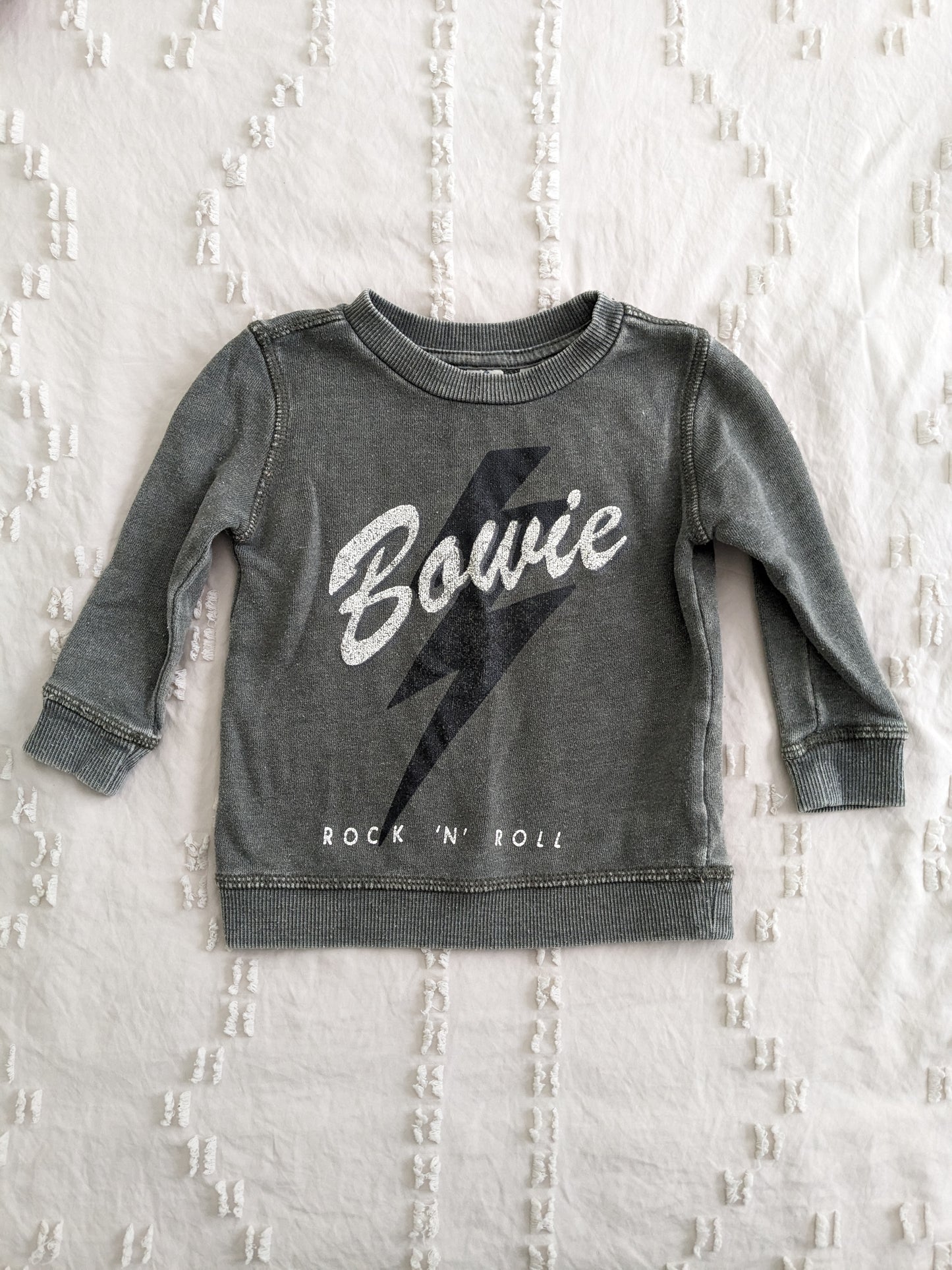 Bowie grey sweatshirt | 12 month