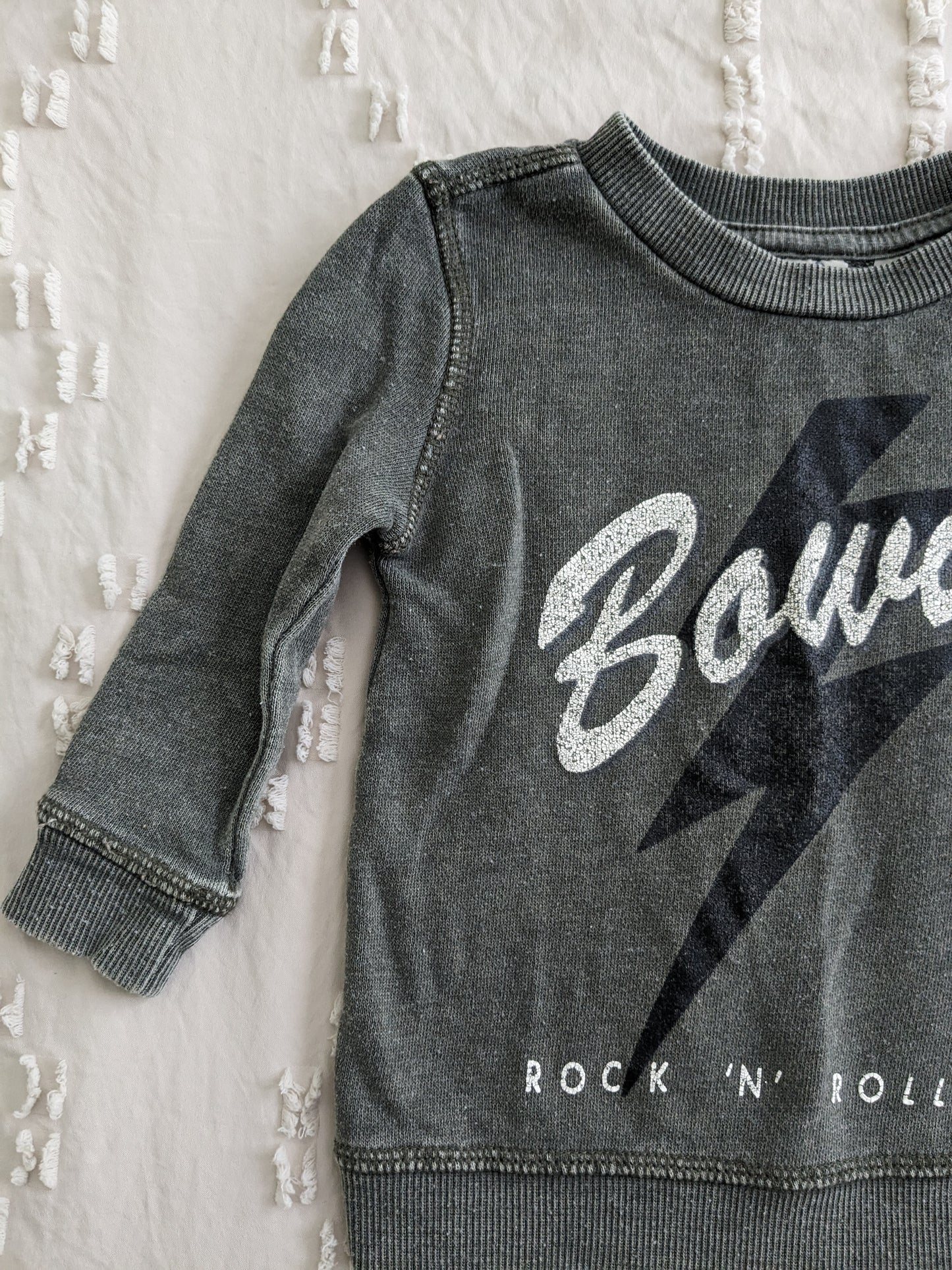 Bowie grey sweatshirt | 12 month