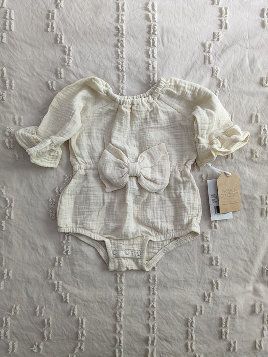 NWT Grayson Collection ivory cotton onesie | NB