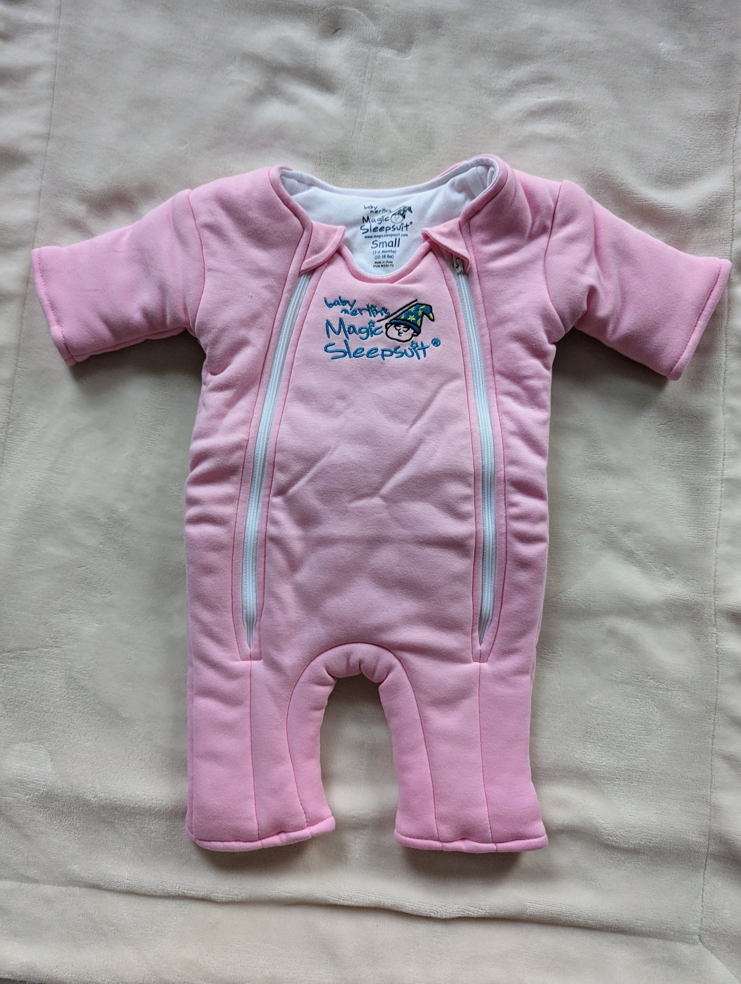 Baby Merlin's Magic Sleep Suit - Small (3-6m / 12-18lbs) Pink NWOT