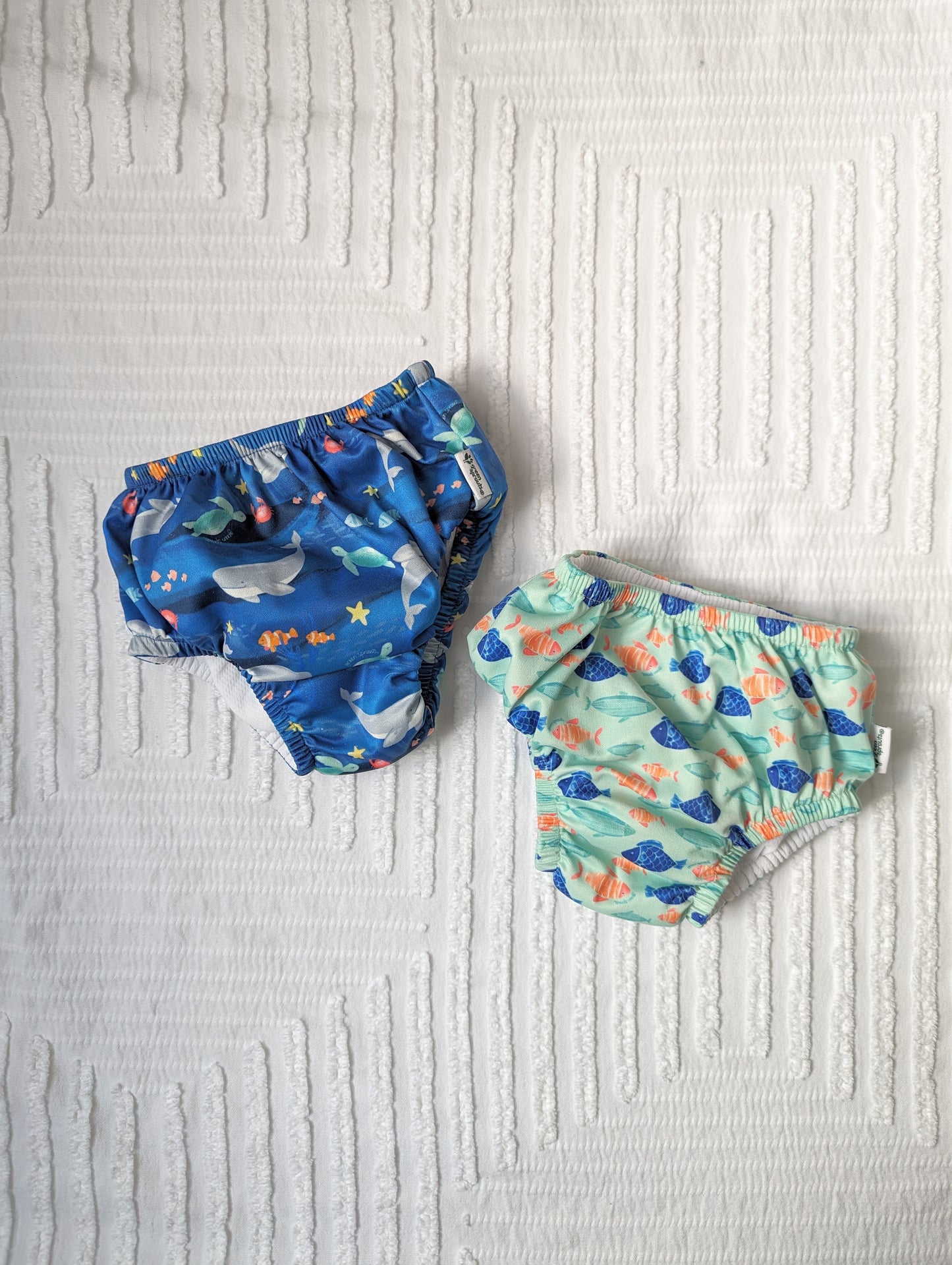 Boys 12 Month (18-22lbs) - Green Sprouts Pull-up Swim Diapers (2)