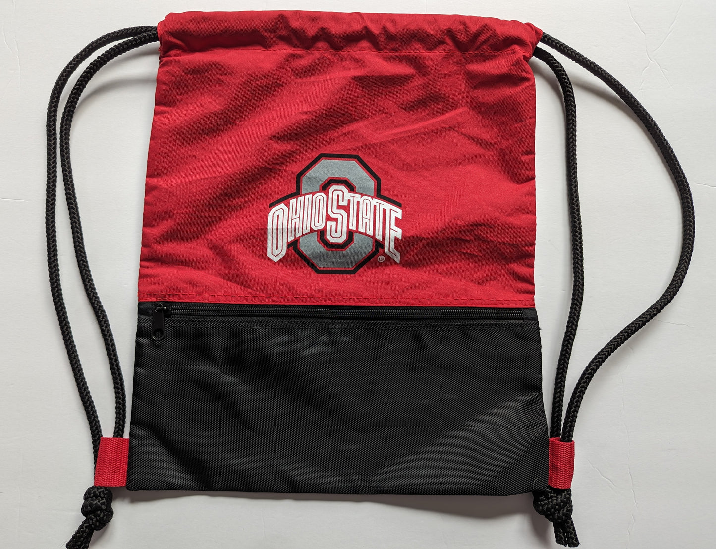 #17 Ohio State Drawstring Bag, EUC