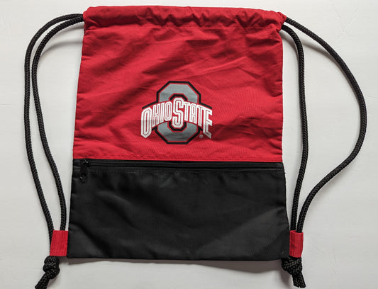 #17 Ohio State Drawstring Bag, EUC