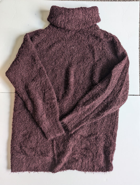 #17 Gap, women's maroon oversized chucky sweater, size med, EUC