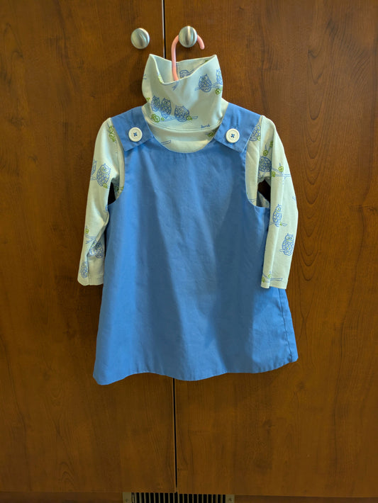 #94 4T Girls Beaufort Bonnet Jumper and Turtleneck Set *REDUCED*