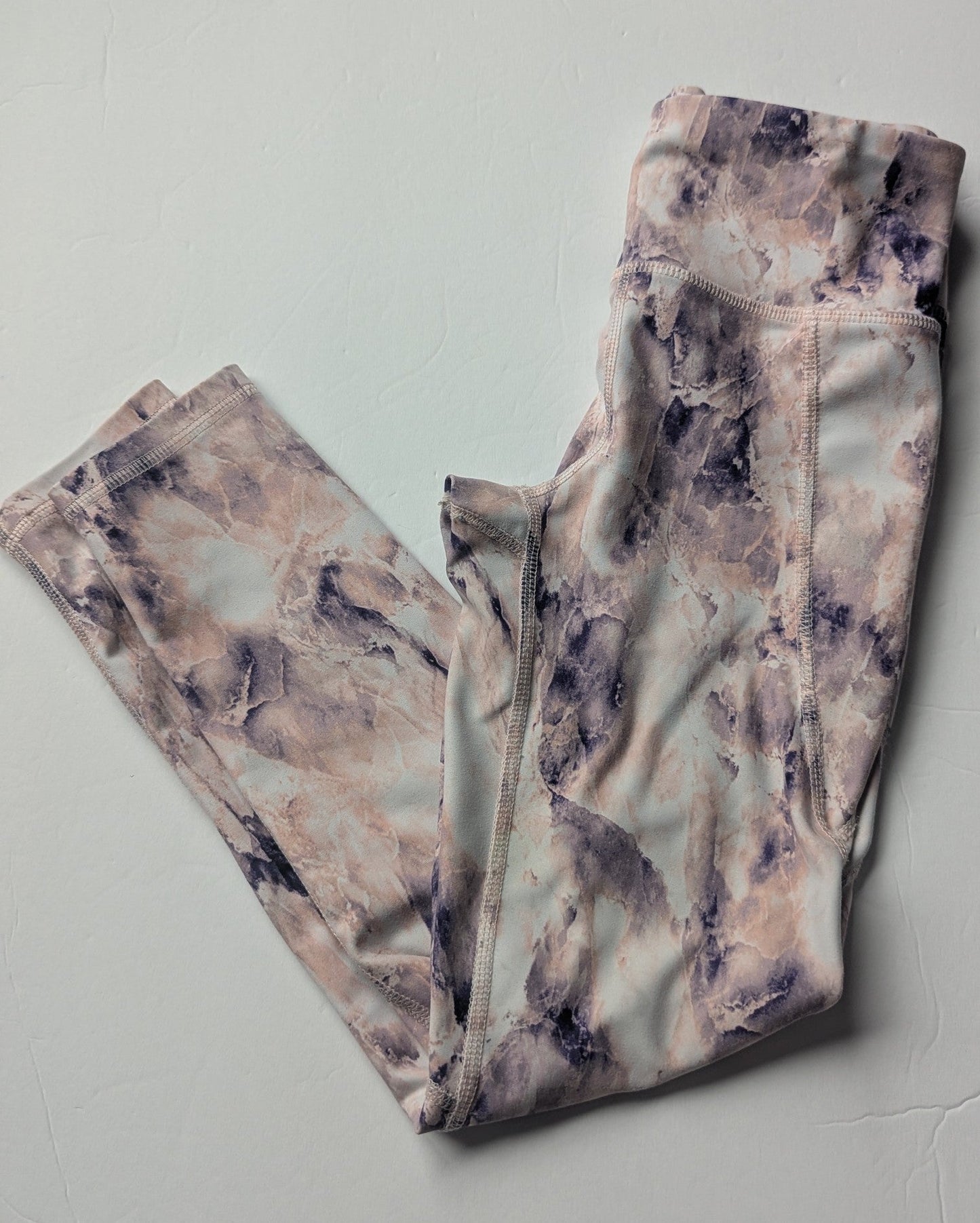 #17 Old Navy Active Power Soft Girls High Rise Leggings with Pockets, Size S (6-7), EUC