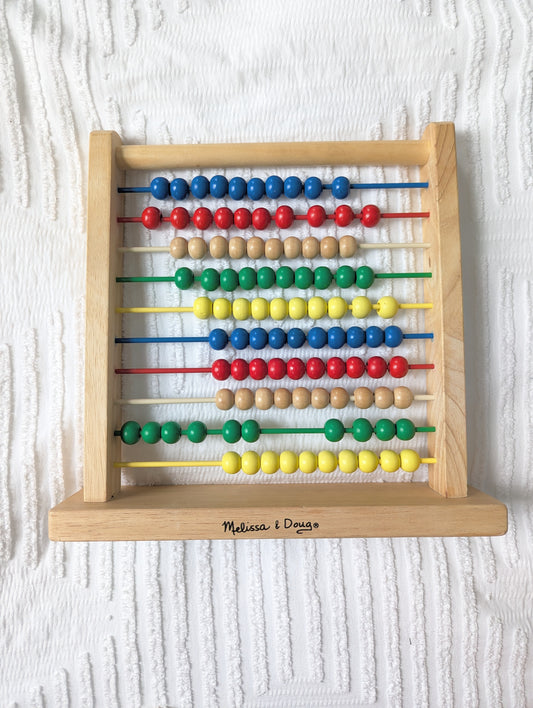 #164 - Melissa & Doug - Wooden Abacus (VGUC)