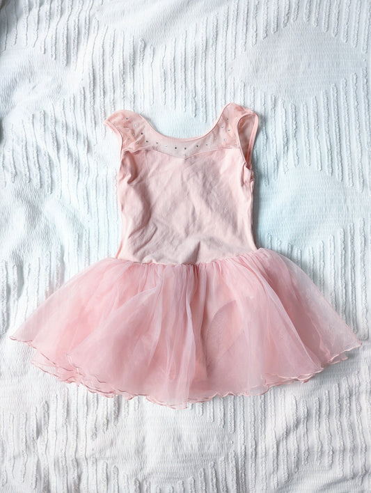 #164 - Zaclotre - Girl's 8/9 Pink Ballet Leotard (VGUC)