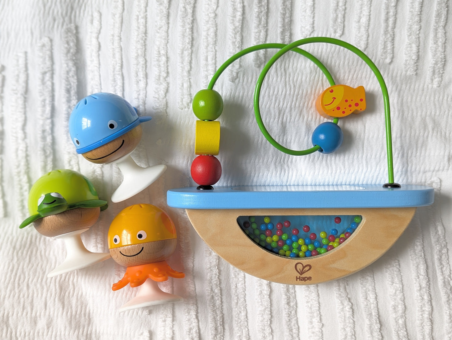 #164 - Hape - Wooden Table Toys (EUC)