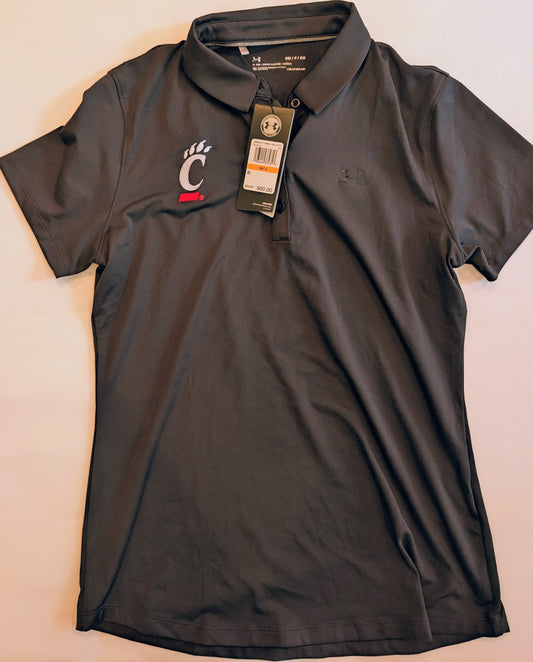 #125 Under Armour Women's Small UC Polo Shirt NWT
