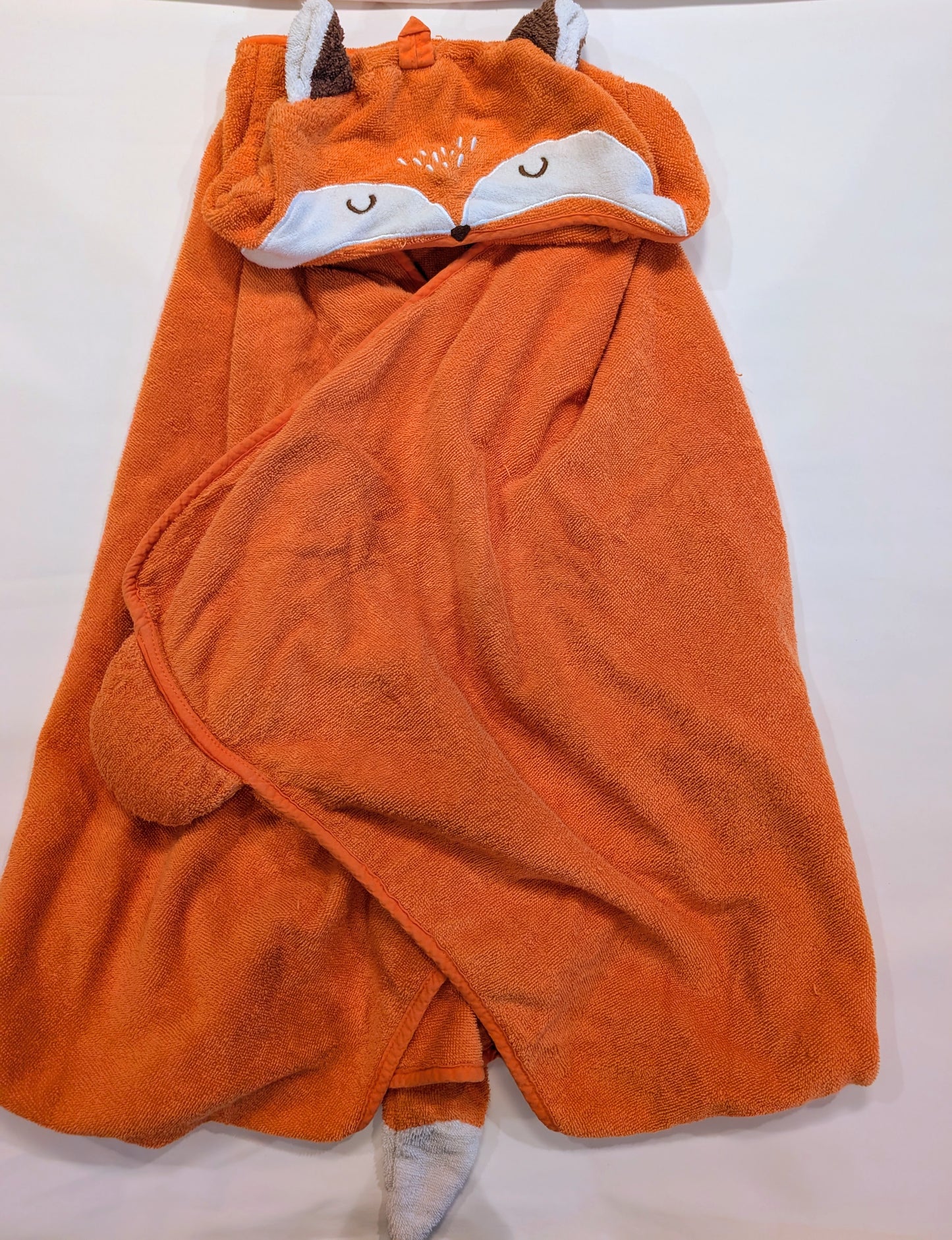 #125 Fox Hooded Towel for Young Kids