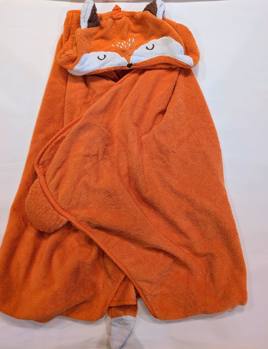 #125 Fox Hooded Towel for Young Kids