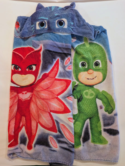 #125 PJ Masks Hooded Towel for Young Kids