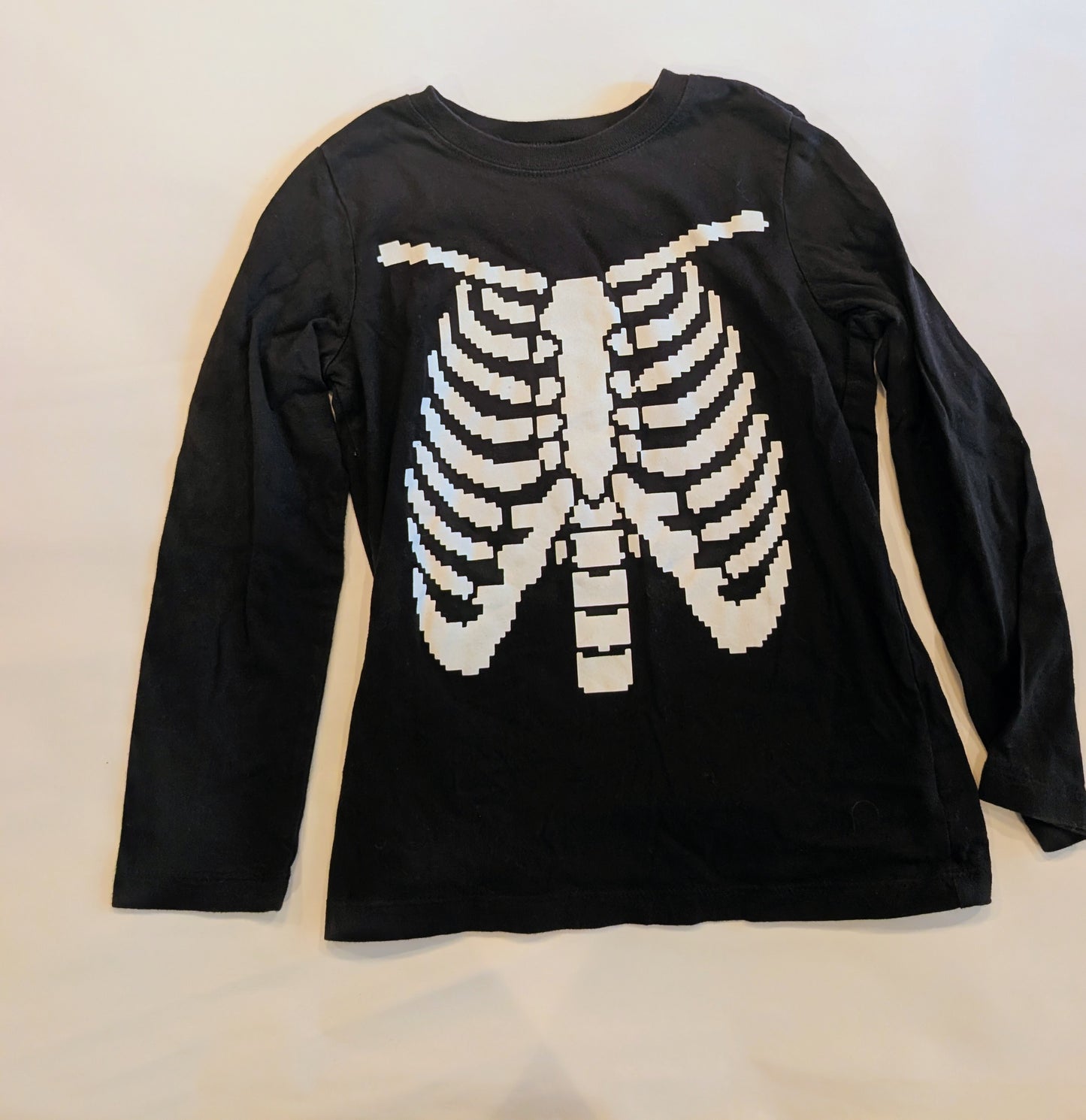 #125 OshKosh Skeleton Long-Sleeve Shirt Size 5T