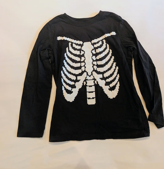 #125 OshKosh Skeleton Long-Sleeve Shirt Size 5T