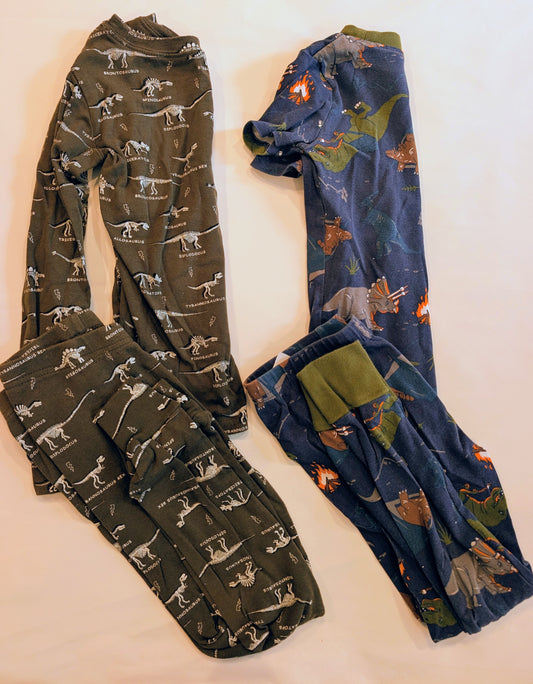 #125 Dinosaur PJ Bundle Size 6/7