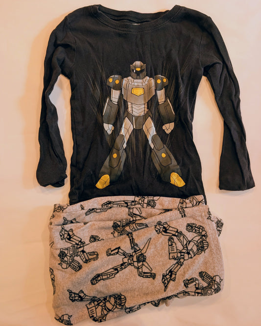 #125 Carter's Size 7 Tansformer PJs