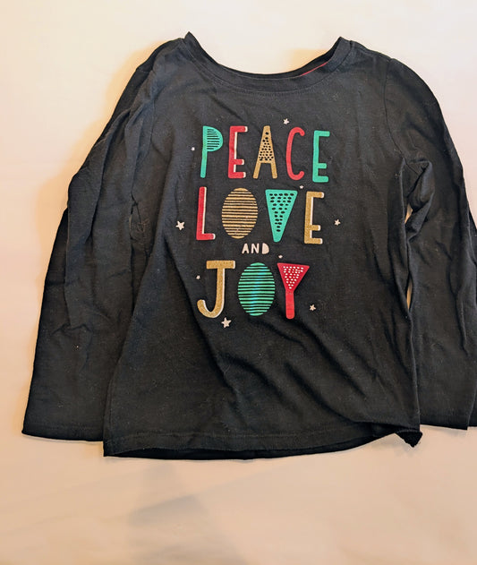 #125 Girl Size 5T Holiday Shirt