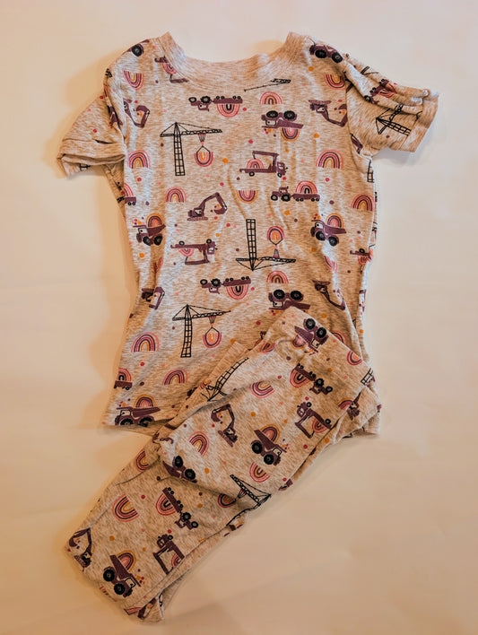 #125 Old Navy 5T Construction PJs